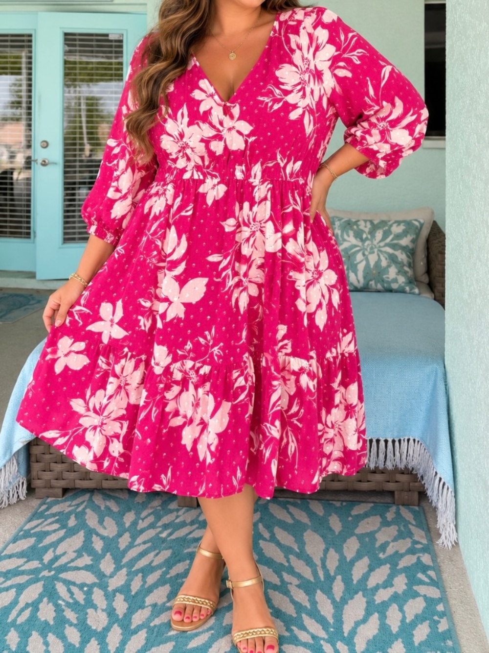 Torrid floral dress
